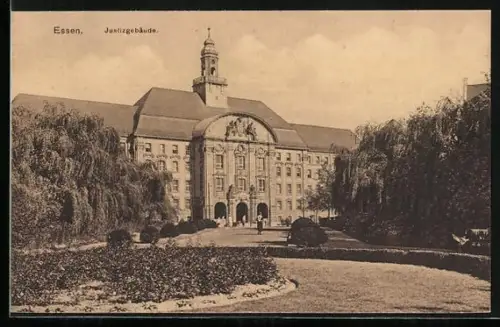 AK Essen / Ruhr, Justizgebäude