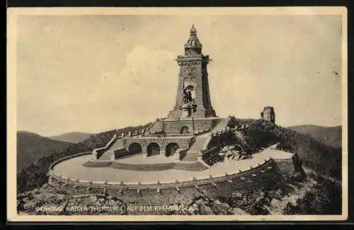 AK Kyffhäuser, Kaiser Wilhelm I Denkmal