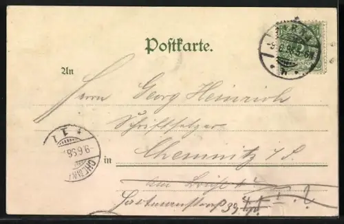 AK Schandau /Sächs. Schweiz, Ortsansicht mit Uferpromenade