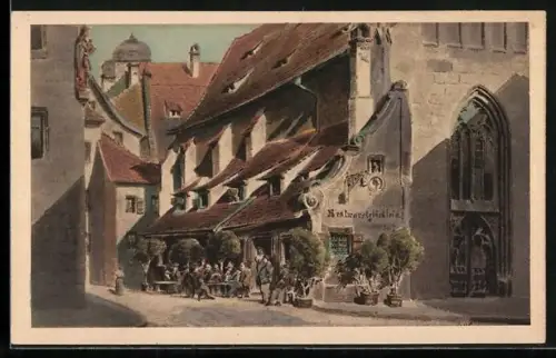 AK Nürnberg, Gasthaus Bratwurstglöcklein