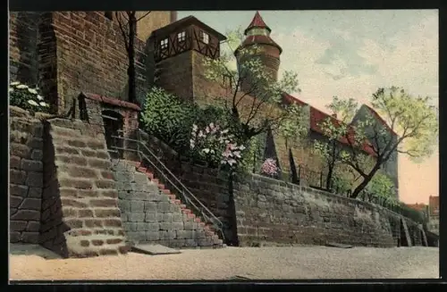 AK Nürnberg, Burg-Partie