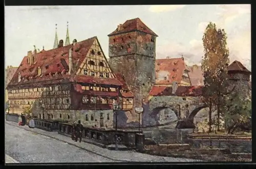Künstler-AK Nürnberg, Henkersteg