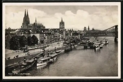 AK Köln a. Rh., Leystapel