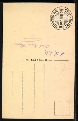 AK Oschatz, Aussichtsturm auf dem Collmberg