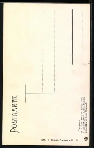 AK Alt-Frankfurt, Tuchgaden mit Anwohnern