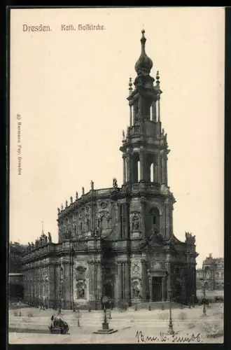 AK Dresden, Kath. Hofkirche