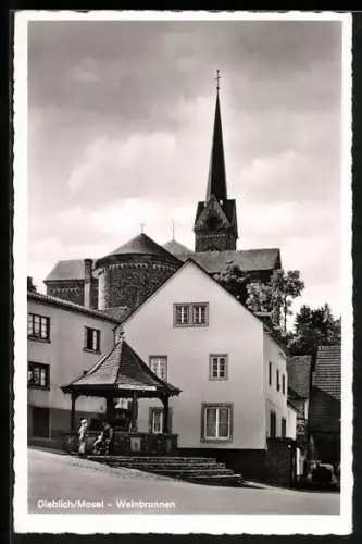 AK Dieblich /Mosel, Weinbrunnen