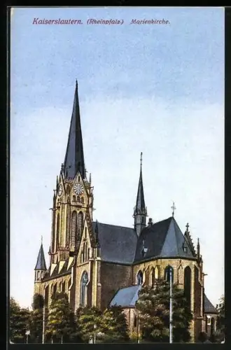 AK Kaiserslautern /Rheinpfalz, Marienkirche