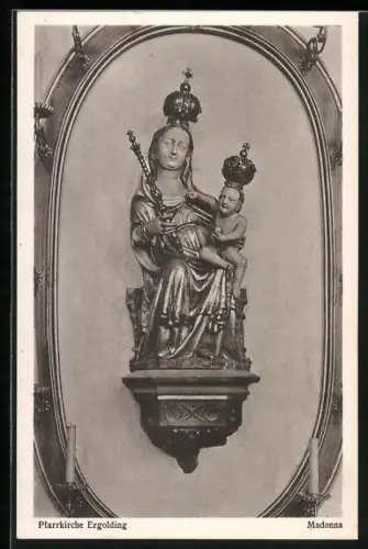 AK Ergolding, Madonna in der Pfarrkirche