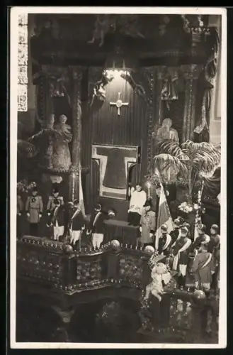 AK Trier, Eröffnungsfeier bei der Ausstellung des heiligen Rocks, 1933