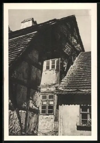 AK Berlin-Spandau, Altes Fachwerkhaus