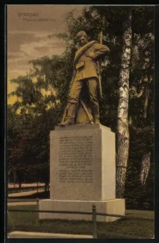 AK Berlin-Spandau, Pionier-Denkmal