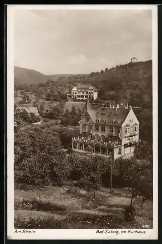 AK Bad Salzig, Blick zum Kurhaus