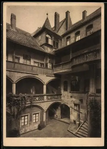 AK Nürnberg, Historischer Hof, Tucherstrasse 20