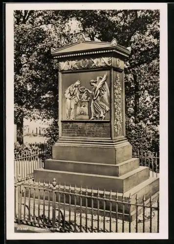 AK Wesel / Rhein, Schilldenkmal