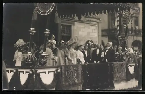 AK Kaiser Wilhelm II. und Herzog Ernst II. von Sachsen-Altenburg