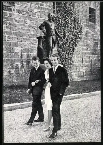 AK Prinz Ernst Johann Biron von Curland, Prinzessin Marie Cécile und Prinz Michael von Preussen