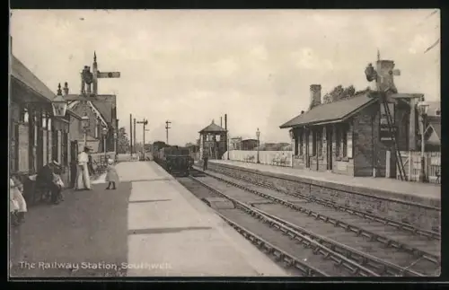 AK Southwell, The Railway Station, Bahnhof
