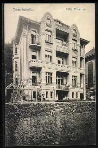 AK Trencsénteplicz, Villa Miramare