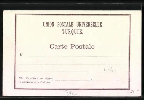 Lithographie Al-Eizariya, Gesamtansicht, Bethanien