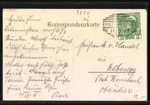 AK Rattendorf, Sommerstation der 12. Komp. Rattendorferalpe im Gailtal