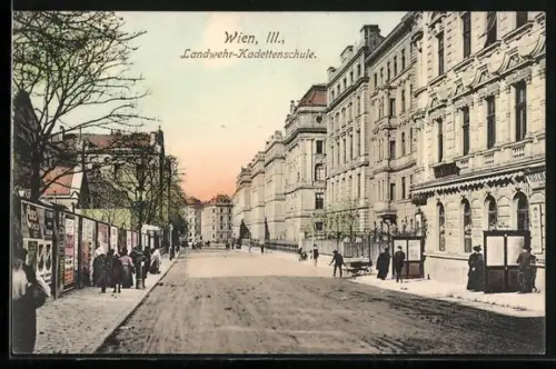 AK Wien, Landwehr-Kadettenschule