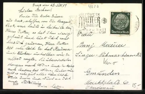 AK Linz a. d. D., Kolosseum am Schillerplatz