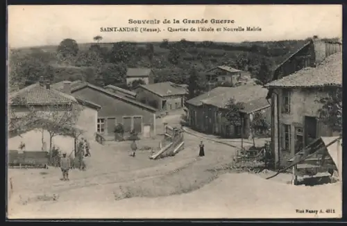 AK Saint-André, Quartier de l`Ecole et Nouvelle Mairie