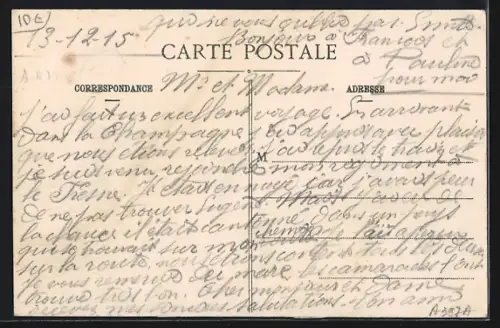 AK Euville, Rue des Carriéres