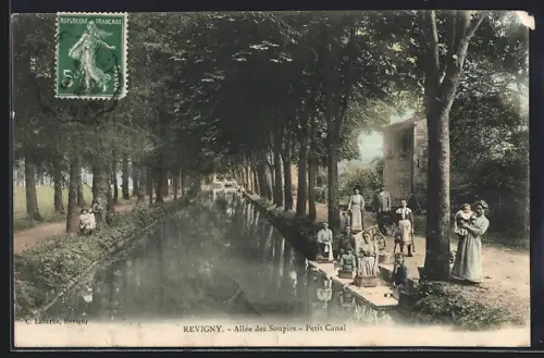 AK Revigny, Allée des Soupirs, Petit Canal