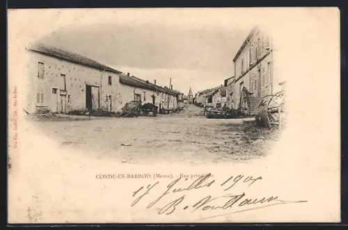 AK Condé-en-Barrois, Rue principale, Strassenpartie