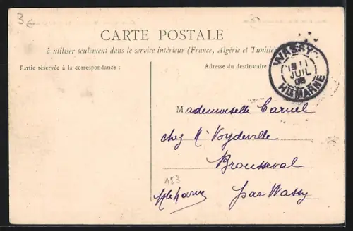 AK Gondrecourt, Le Val d`Ornain mit Passanten