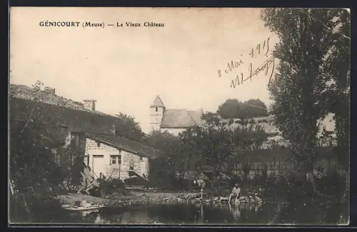 AK Génicourt, Le Vieux Chateau