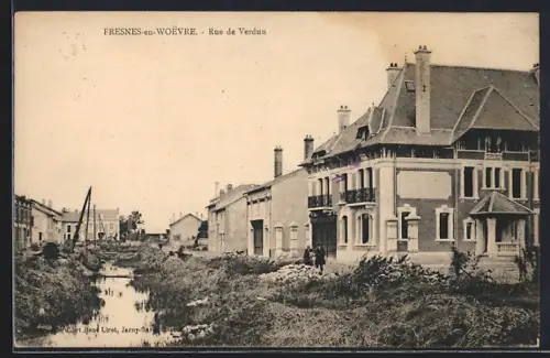AK Fresnes-en-Woevre, Rue de Verdun