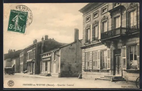 AK Fresnes-en-Woevre, Quartier Central