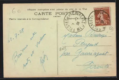 AK Fresnes-en-Woevre, Rue de la Gare