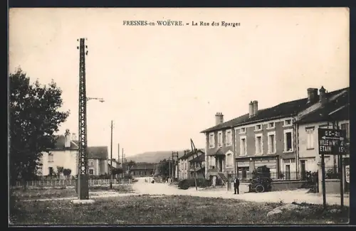 AK Fresnes-en-Woevre, La Rue des Eparges