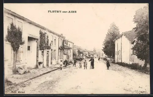 AK Fleury-sur-Aire, Une Rue