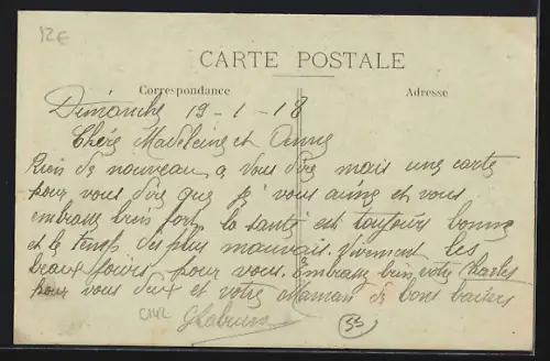 AK Fleury-sur-Aire, Un coin de la ville