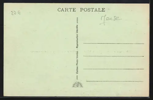 AK Fleury-devant-Douaumont, au premier plan, emplacement du Village, Rue Saint-Nicolas, Fontaine et Lavoir