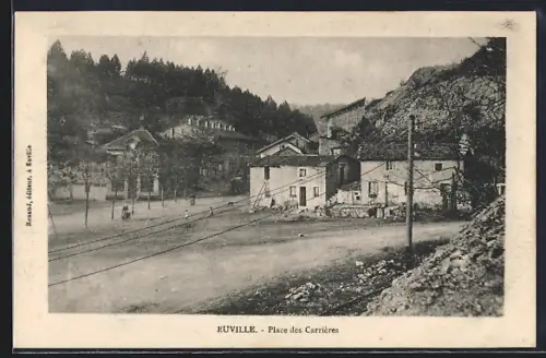 AK Euville, Place des Carrières