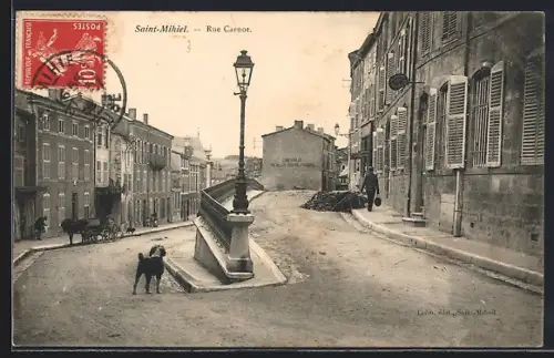 AK Saint-Mihiel, Rue Carnot