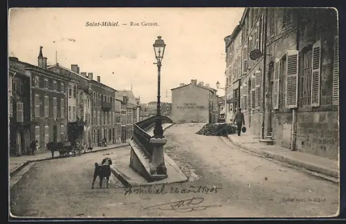 AK Saint-Mihiel, Rue Carnot