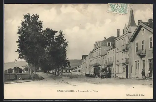 AK Saint-Mihiel, Avenue de la Gare