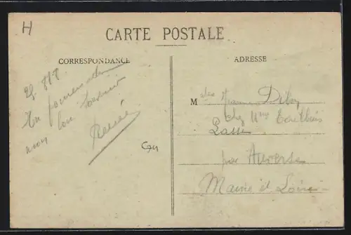 AK Bazincourt, Café de la Saulx, Le Pont