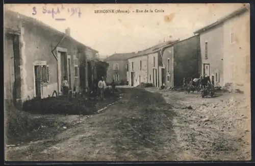 AK Behonne, Rue de la Croix
