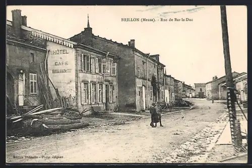 AK Brillon, Rue de Bar-le-Duc
