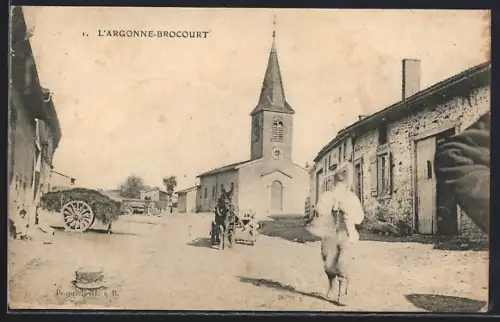 AK L`Argonne-Brocourt, L`Eglise
