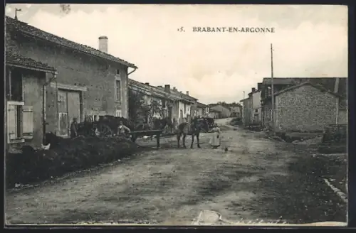 AK Brabant-en-Argonne, Une Rue