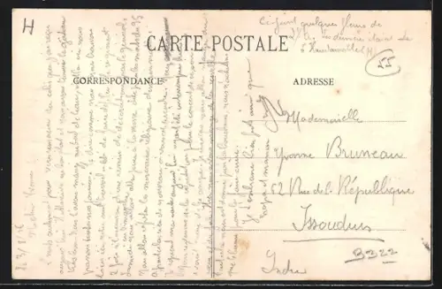 AK Longchamp-sur-Aire, Rue de la Gare